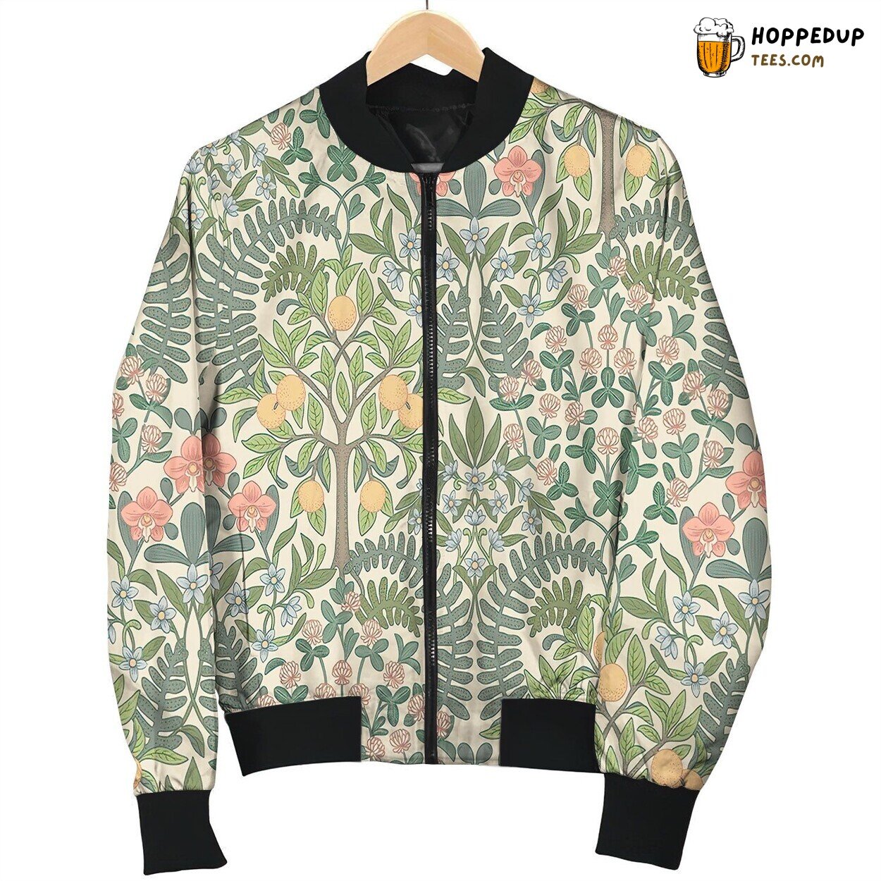 Language Of Flowers Luck In Country Garden Bomber Jacket