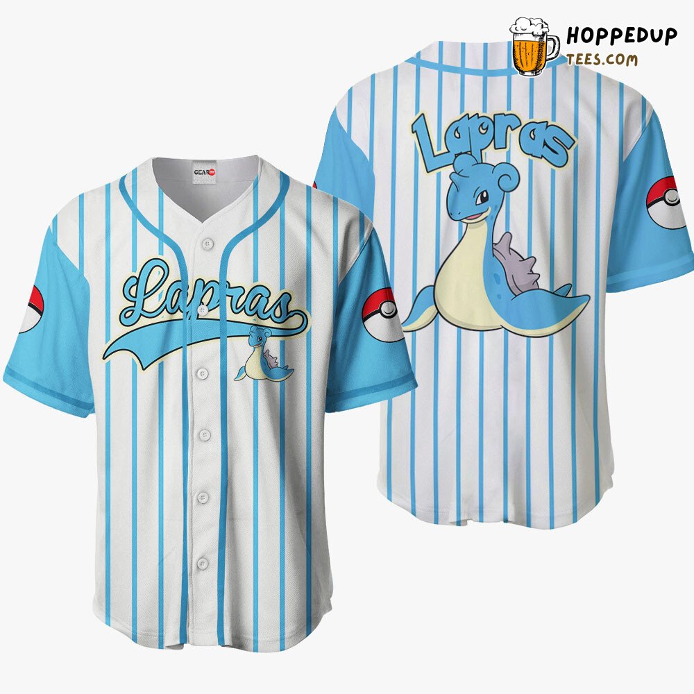 Lapras Distinctive Unique Edition Baseball Jersey Collection Design Style Lapras Distinctive Unique Edition Baseball Jersey Collection Design Style