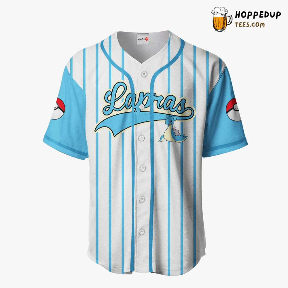 Lapras Distinctive Unique Edition Baseball Jersey Collection Design Style