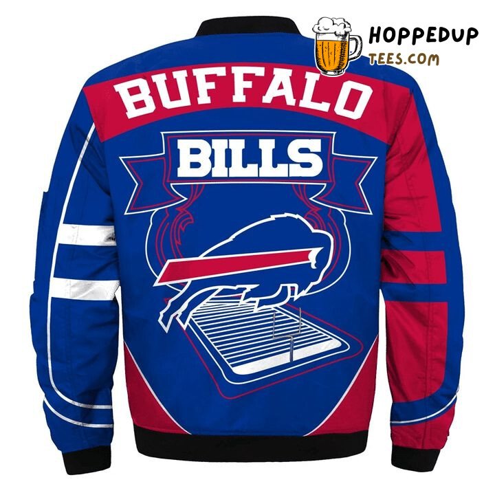 Latest Buffalo Bills NFL Team Design Premium Bomber Jacket Look