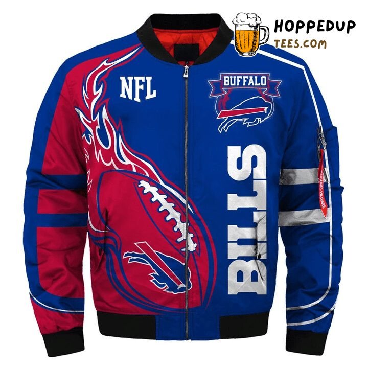 Latest Buffalo Bills NFL Team Design Premium Bomber Jacket Look Latest Buffalo Bills NFL Team Design Premium Bomber Jacket Look
