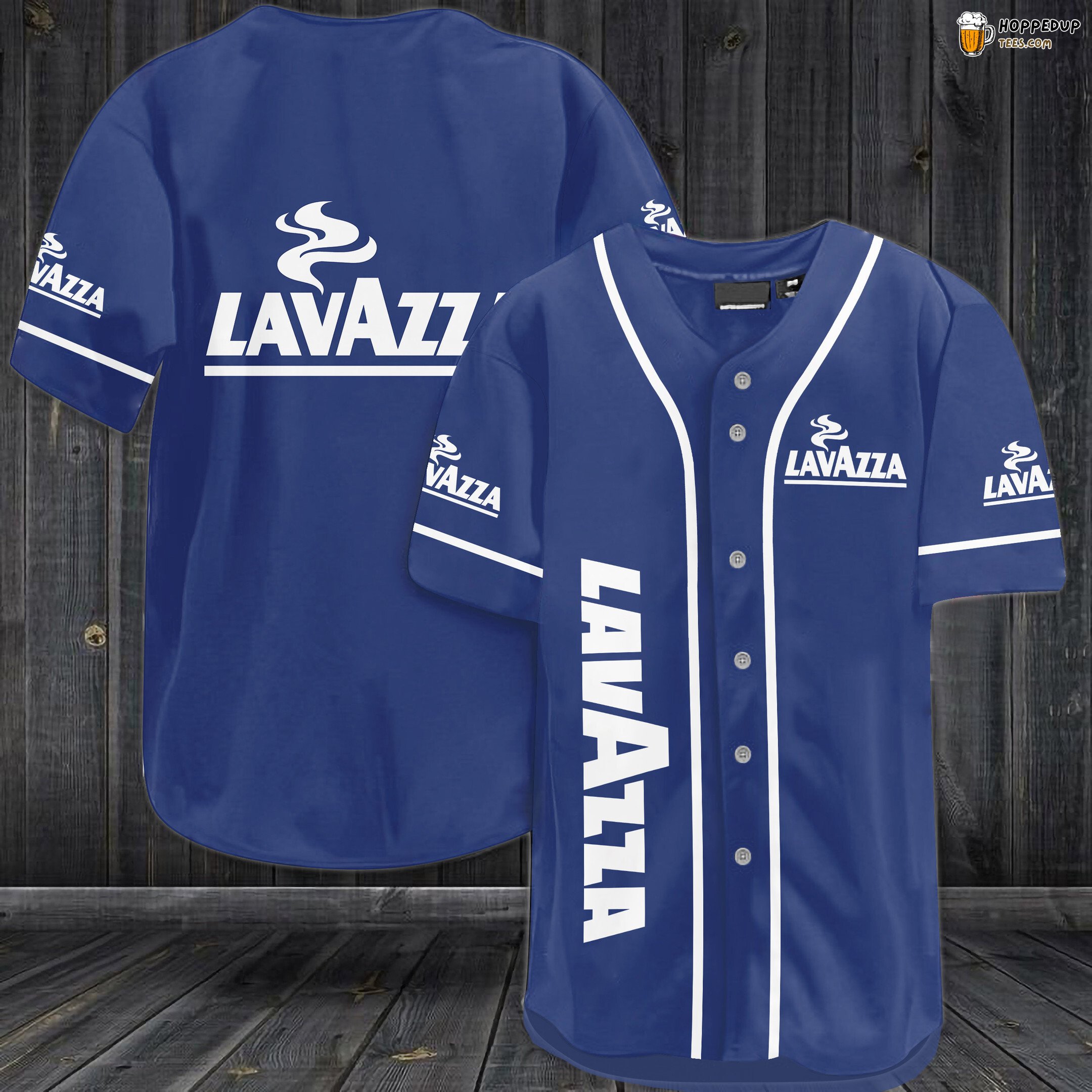 Lavazza Baseball Jersey Blue Unisex Jersey Shirt