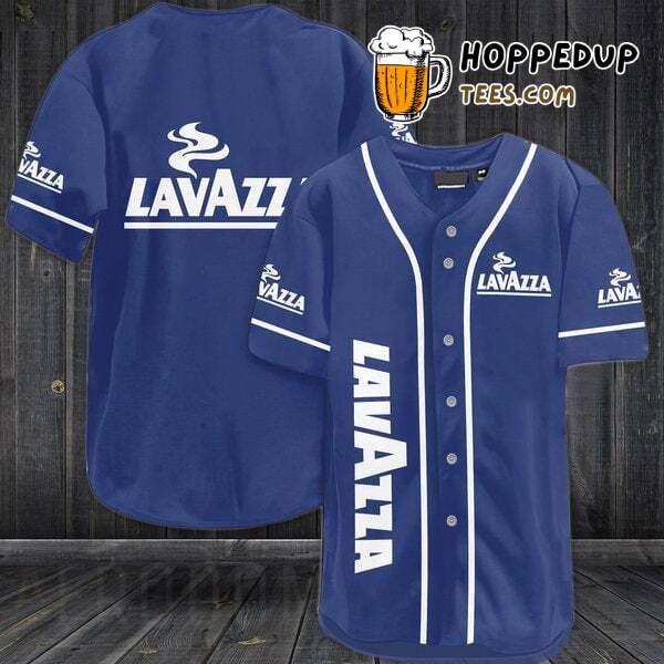 Lavazza Coffee Blue Theme Baseball Jersey Distinctive Design Edition