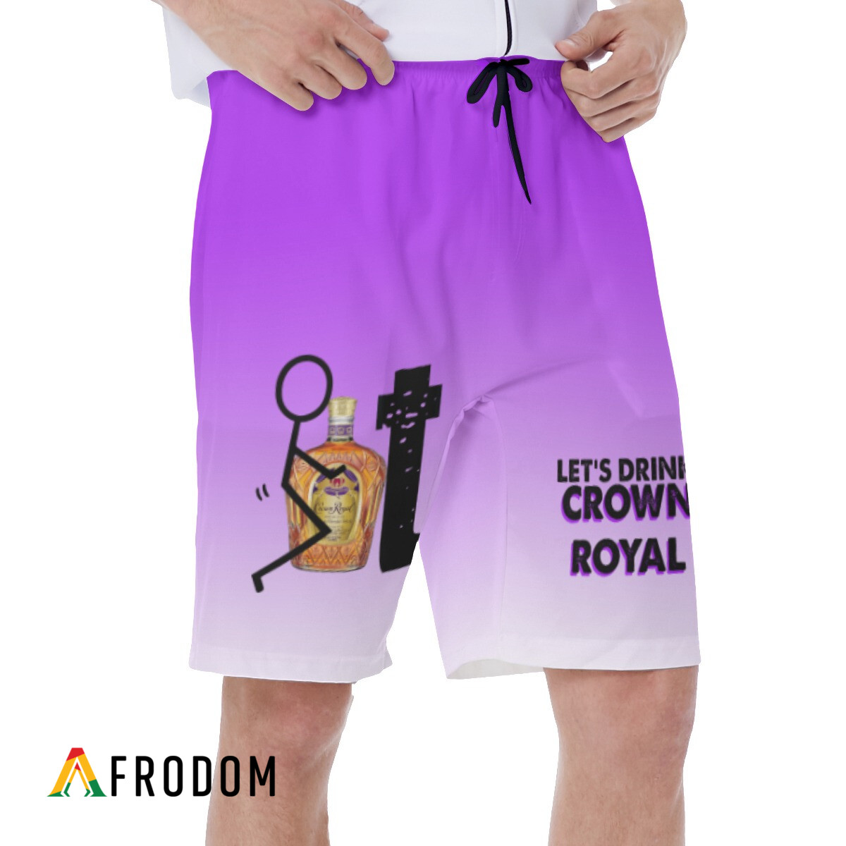 Let’S Drink Crown Royal Hawaiian Shorts HU