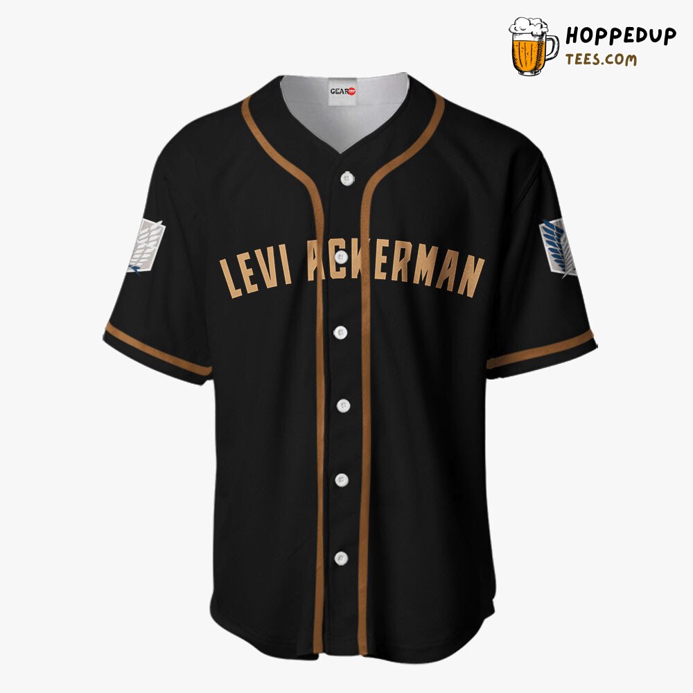 Levi Ackerman Distinctive Unique Anime Design Baseball Jersey Edition