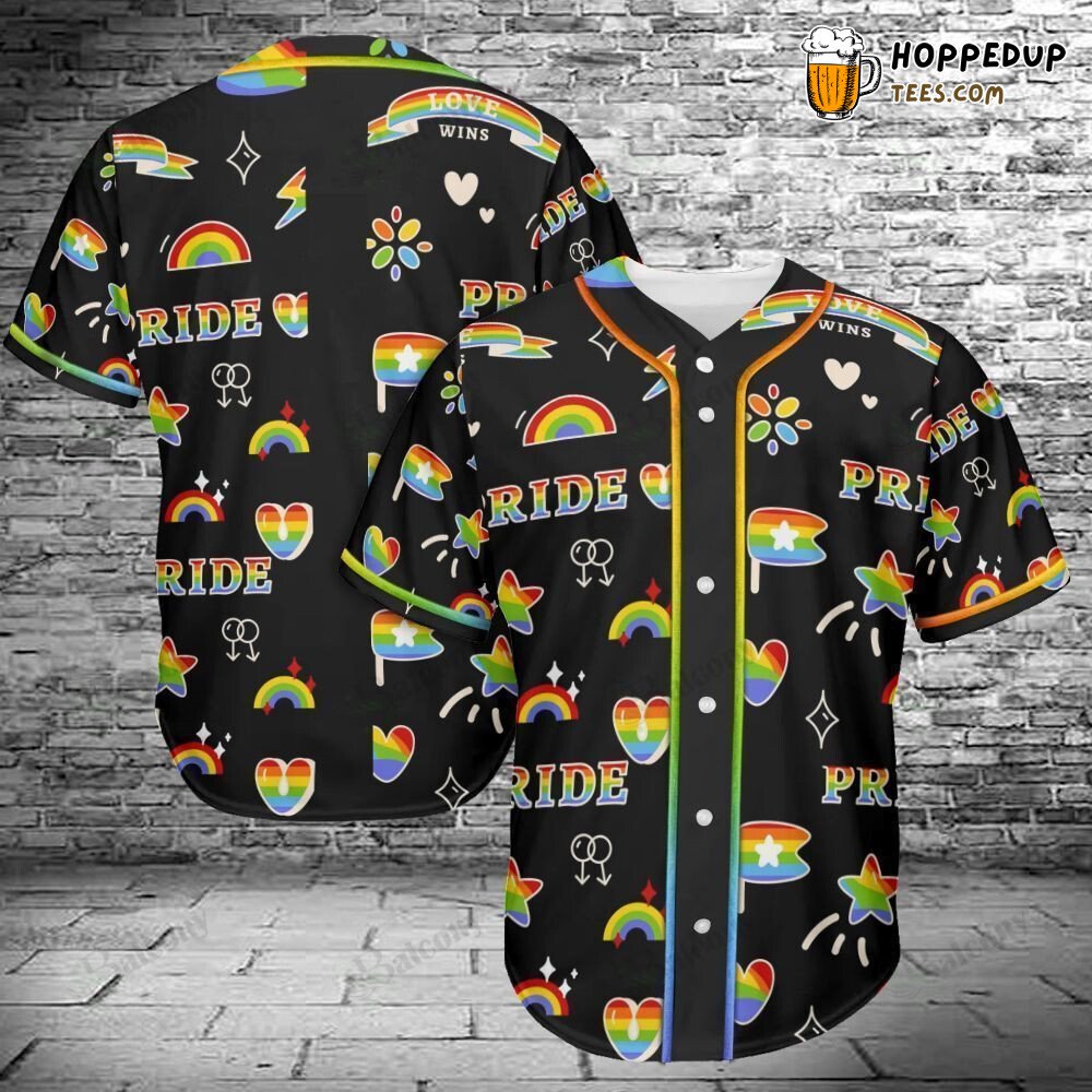 LGBT Pride Emblematic Baseball Jersey Equality Sports Gear
