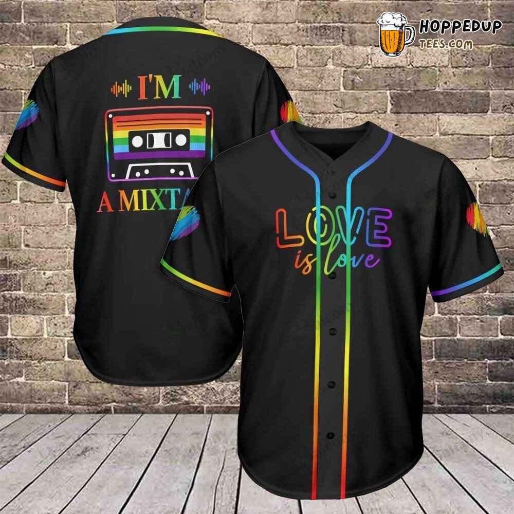 LGBT Pride Embrace Love Always Wins Baseball Jersey Equality Advocacy Tee