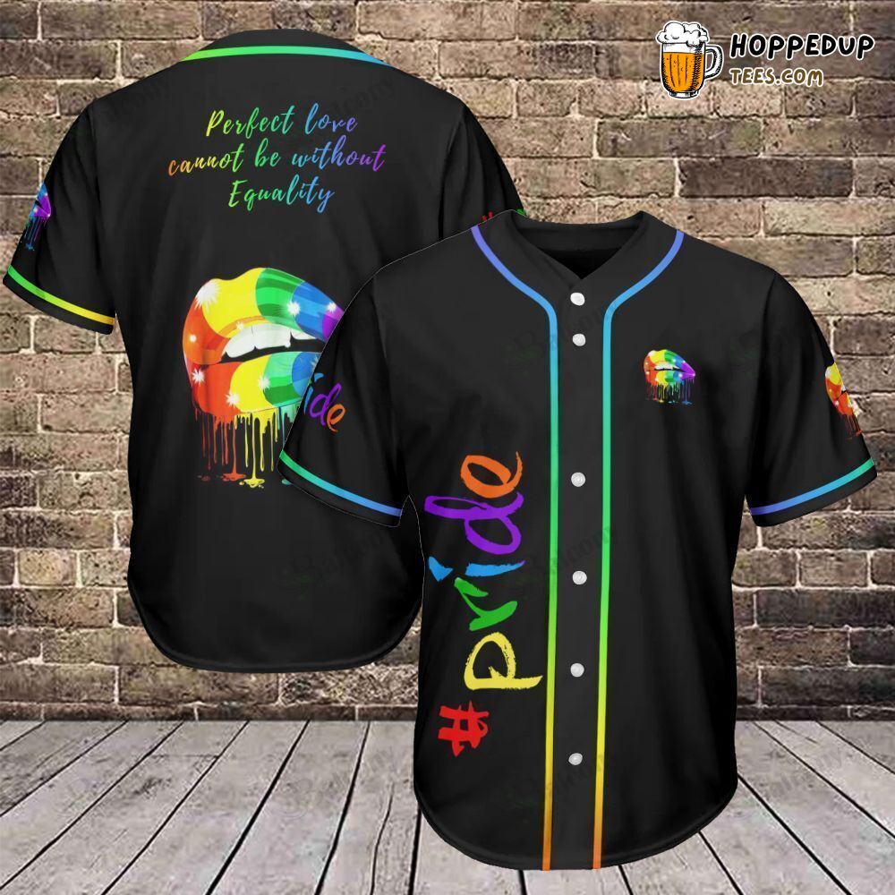 LGBT Pride Graphic Edition Baseball Jersey Unique Design Tee Edition