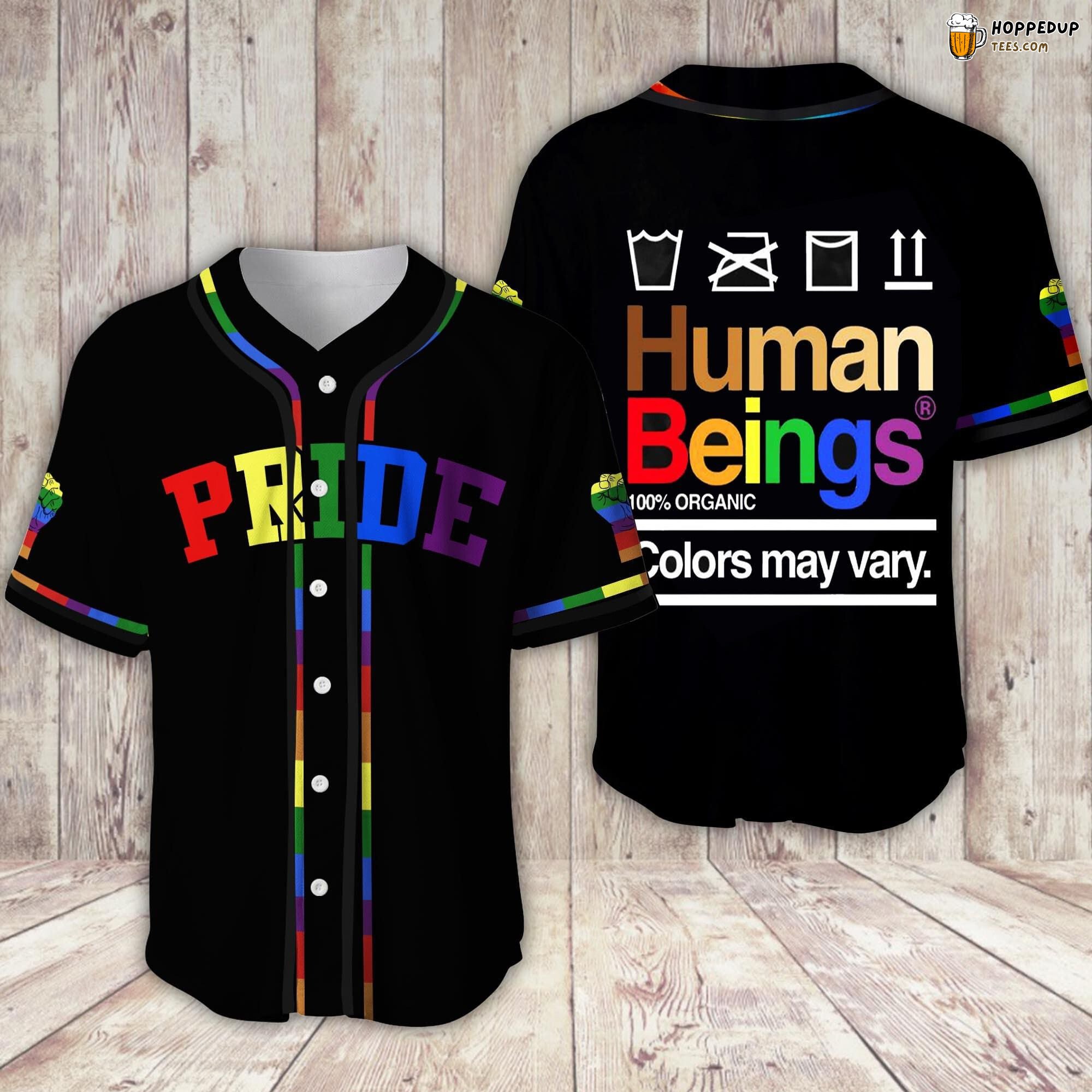 LGBT Pride Human Equality Baseball Jersey 3D Print Special Edition