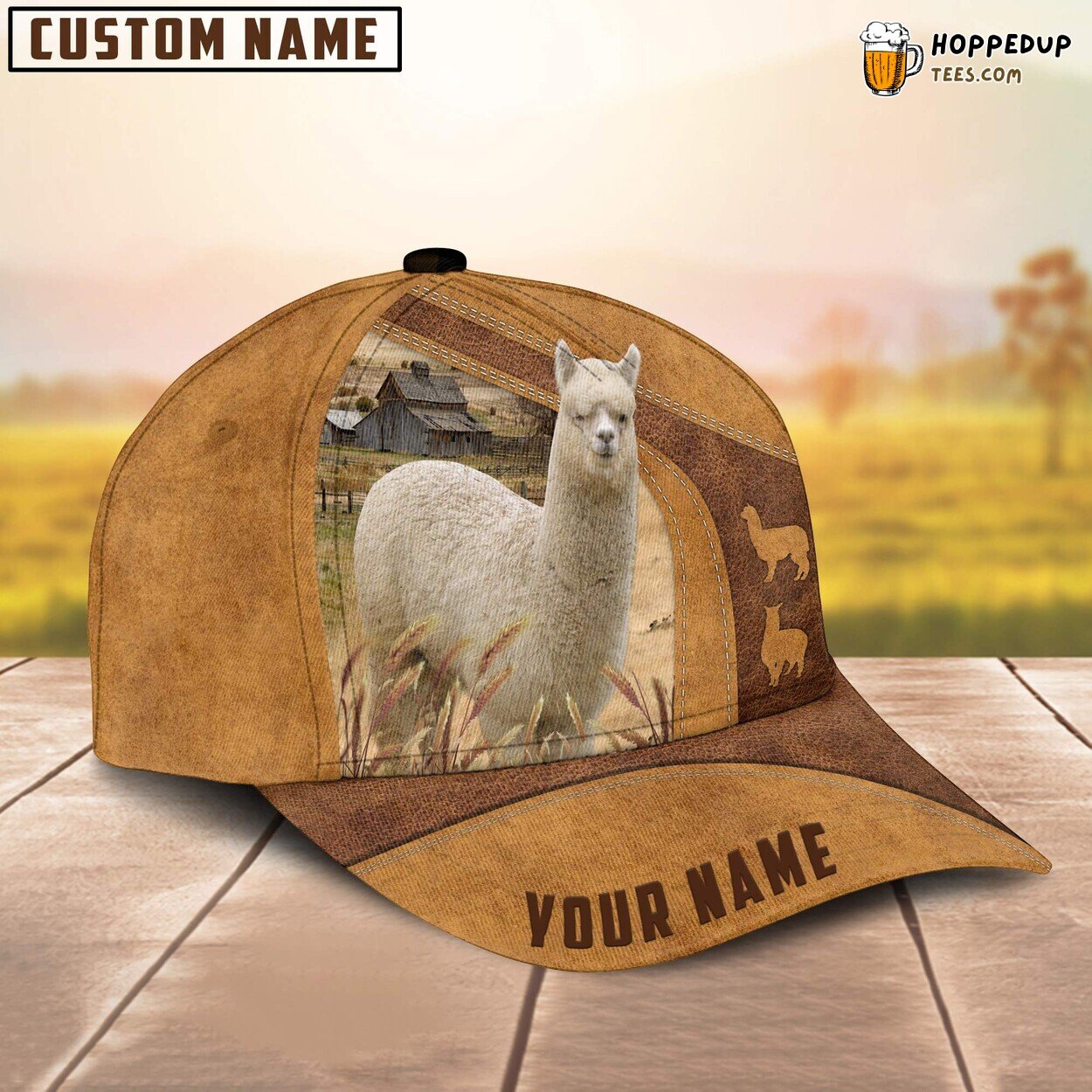 Lhama Customized Farm Baseball Cap Genuine Farmer Lover