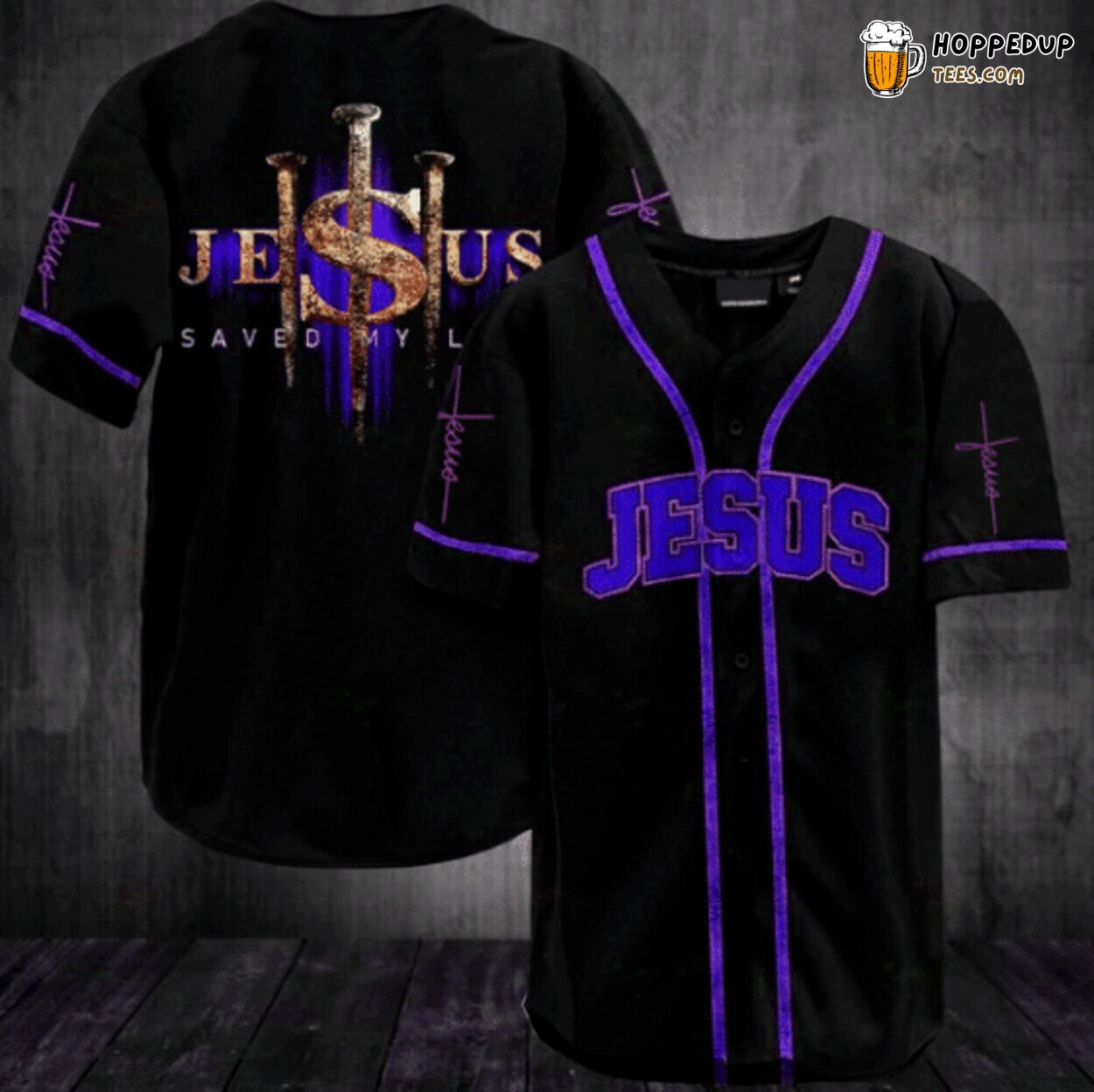 Life Redemption Through Jesus Christ Baseball Jersey Spiritual Rebirth