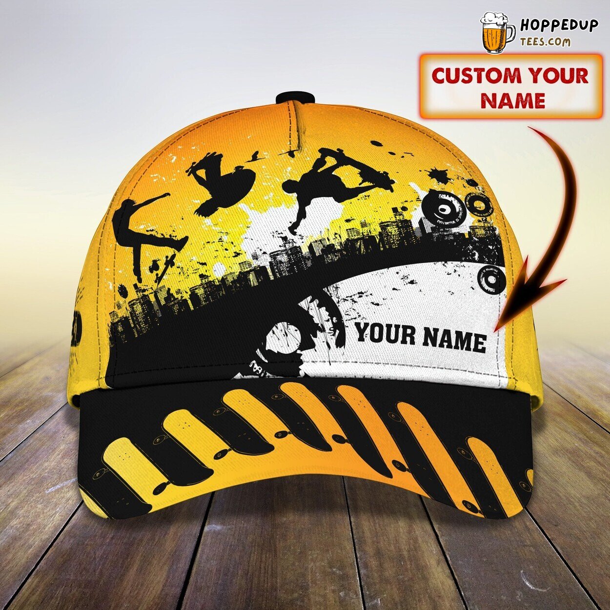 Life’s Passion Skate 3D Classic Cap Personalized Unique Design Edition