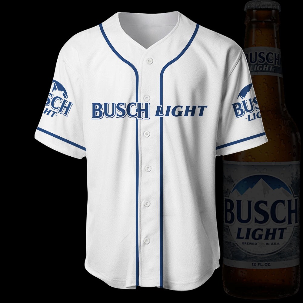Light Beer Baseball Jersey Shirt Vodka Themed HU