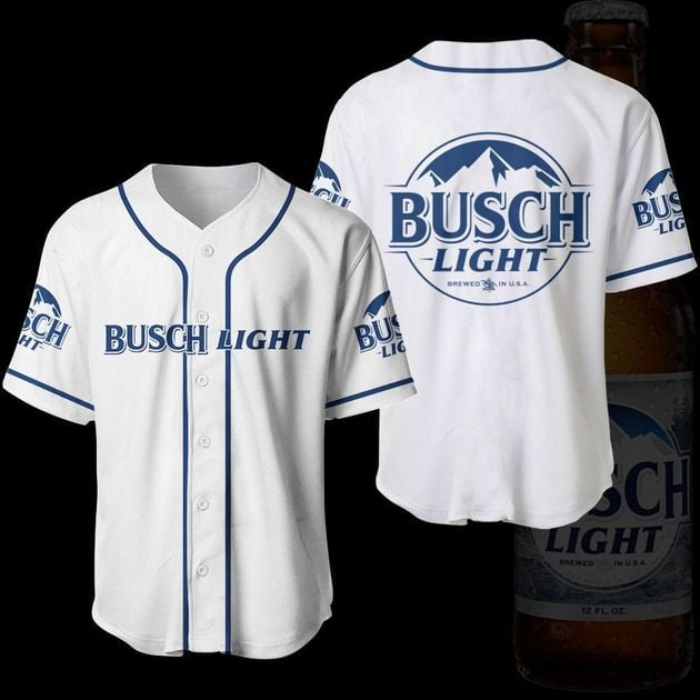 Light Beer Baseball Jersey Shirt Vodka Themed HU