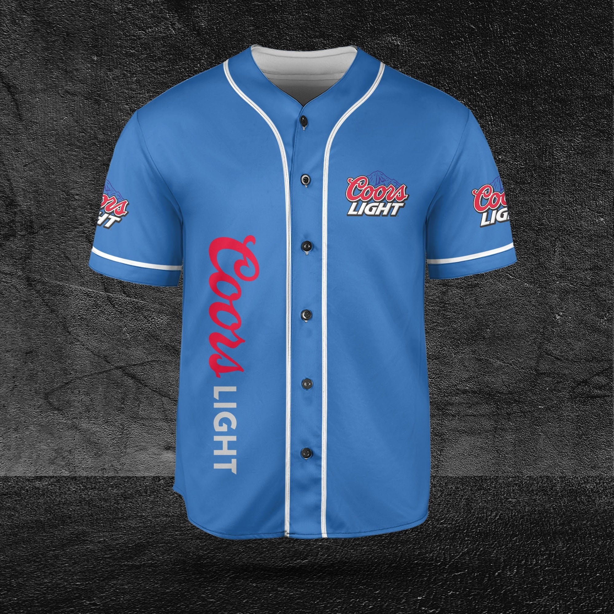 Light Blue Baseball Jersey for Beer Lovers HU