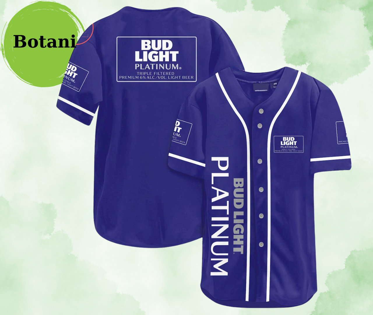 Light Platinum Baseball Jersey Ideal Gift for Beer Lovers HU