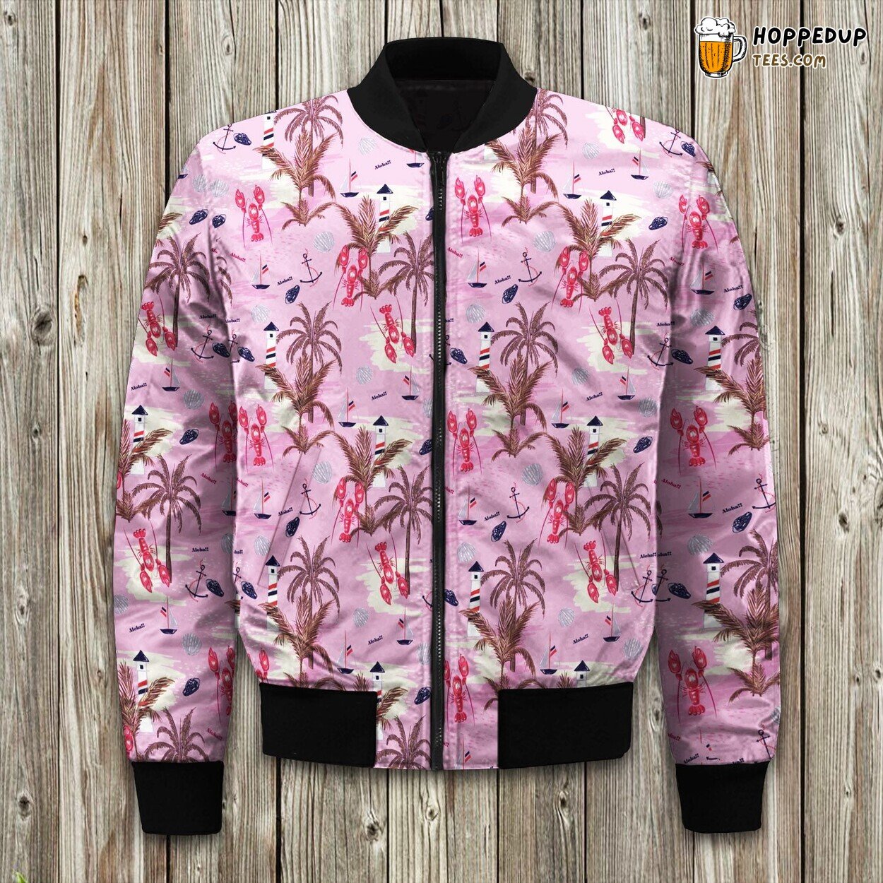 Lighthouse Aloha Bomber Jacket