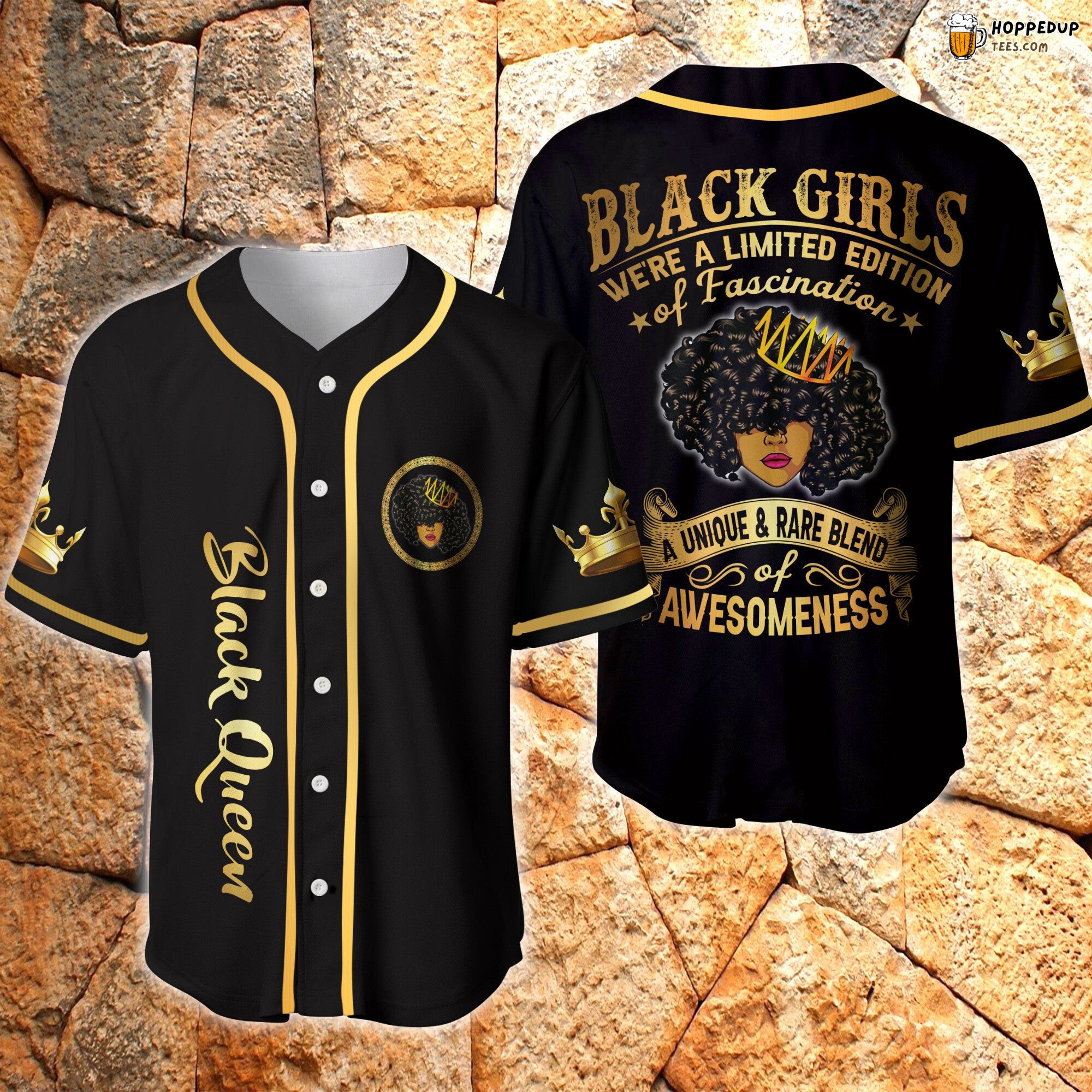 Limited Edition Baseball Jersey Celebrating Black Girls Unique Design Theme
