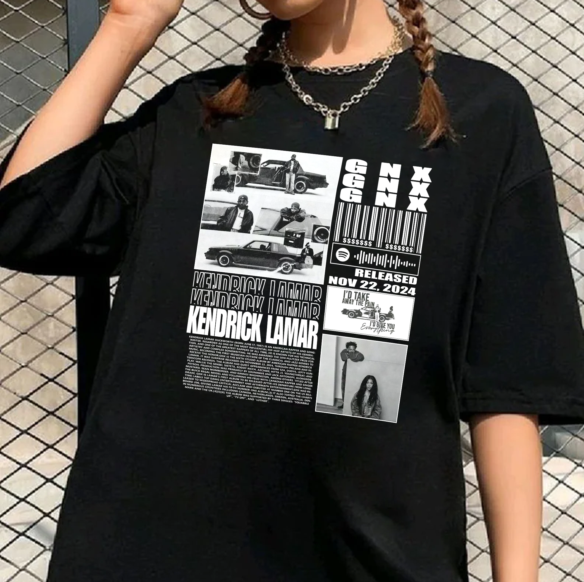 Limited Edition GNX Kendrick Lamar Music T-Shirt – Fan Favorite