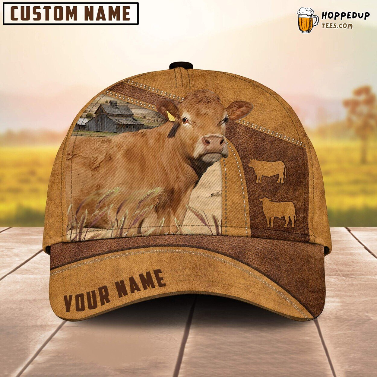 Limousin Cattle Custom Farm Baseball Cap Zealous Farmer Lover Limousin Cattle Custom Farm Baseball Cap Zealous Farmer Lover