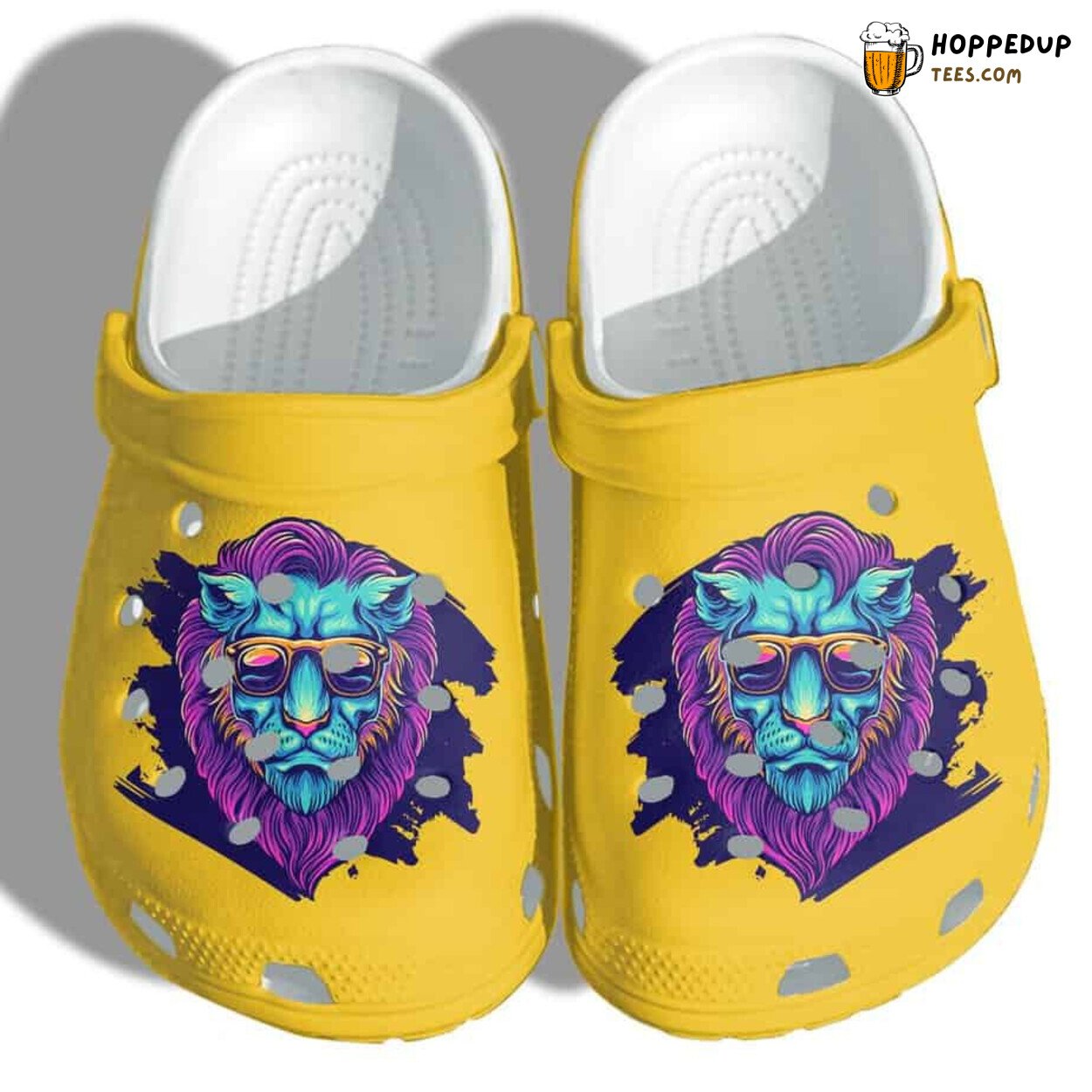 Lion Beach Summer Vibes Croc Shoes Men Fathers Day 2021 Gift Idea