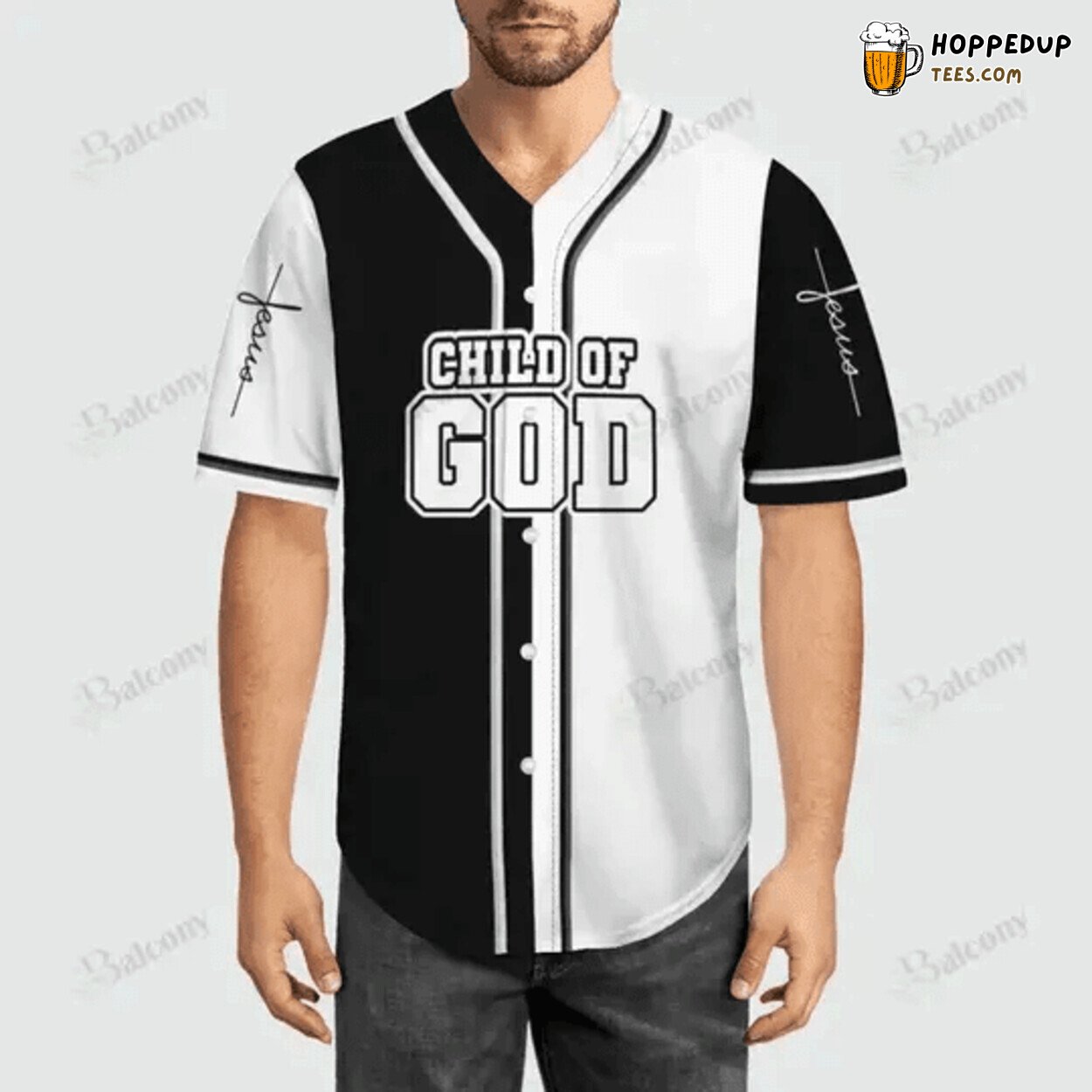 Lion Jesus Child of God Classic Baseball Tee Jersey Shirts 3D