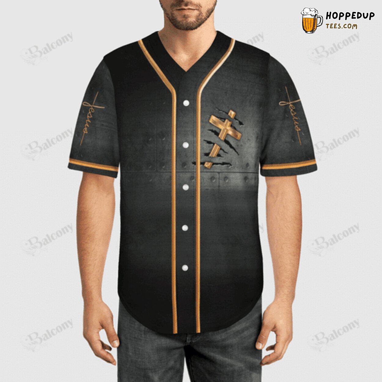 Lion Jesus Cross My Heart Wall Cross Baseball Tee Jersey Shirts 3D