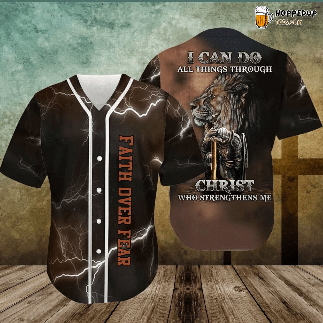 Lion Warrior God Unique Distinctive Baseball Jersey Edition Design Style