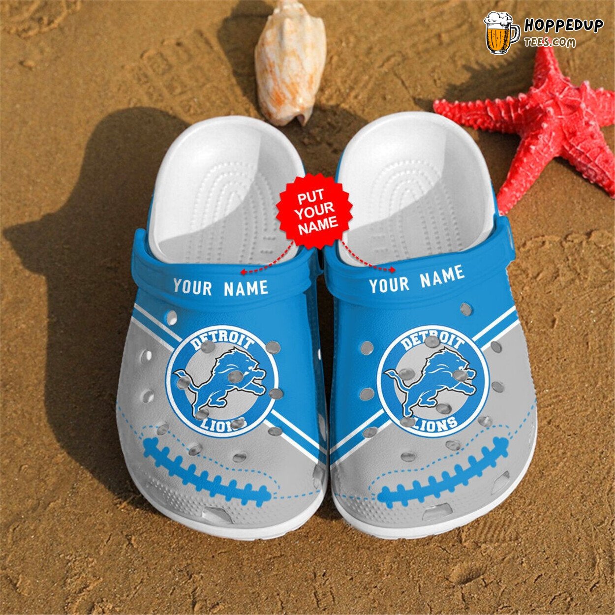 Lions Personalized Custom Design Durable Comfortable Clog Shoes