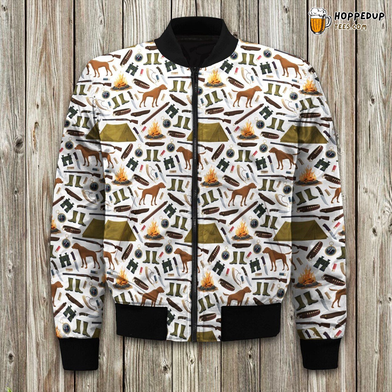 Little Hunting Iteams Bomber Jacket