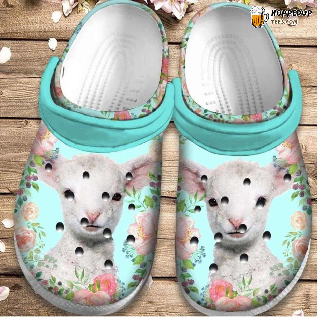 Little Lamb Lovely World Themed Birthday Gift Comfort Clogs Shoes