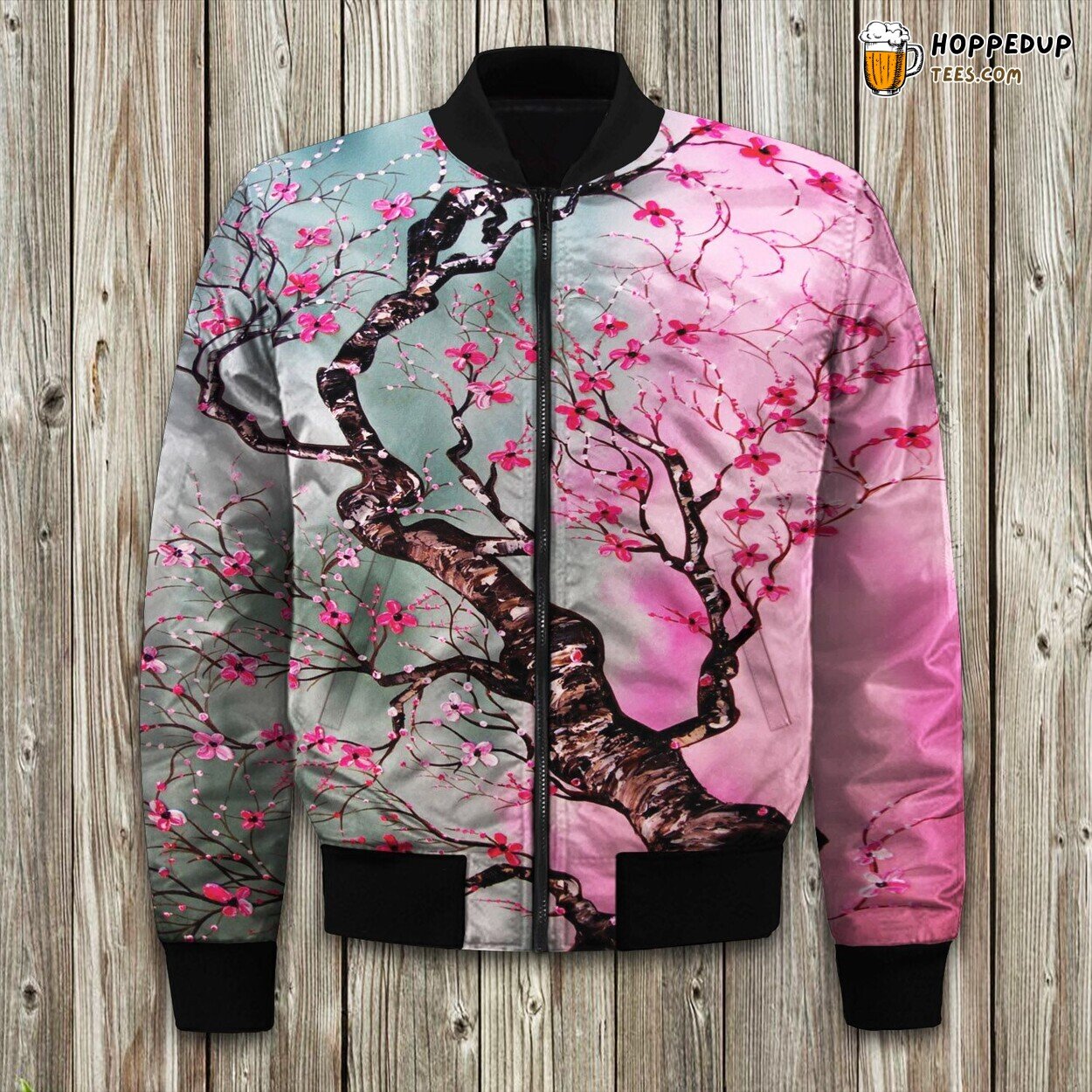 Living Butterfly Dream Winter Bomber Jacket Tailored Unique Elegance Precision