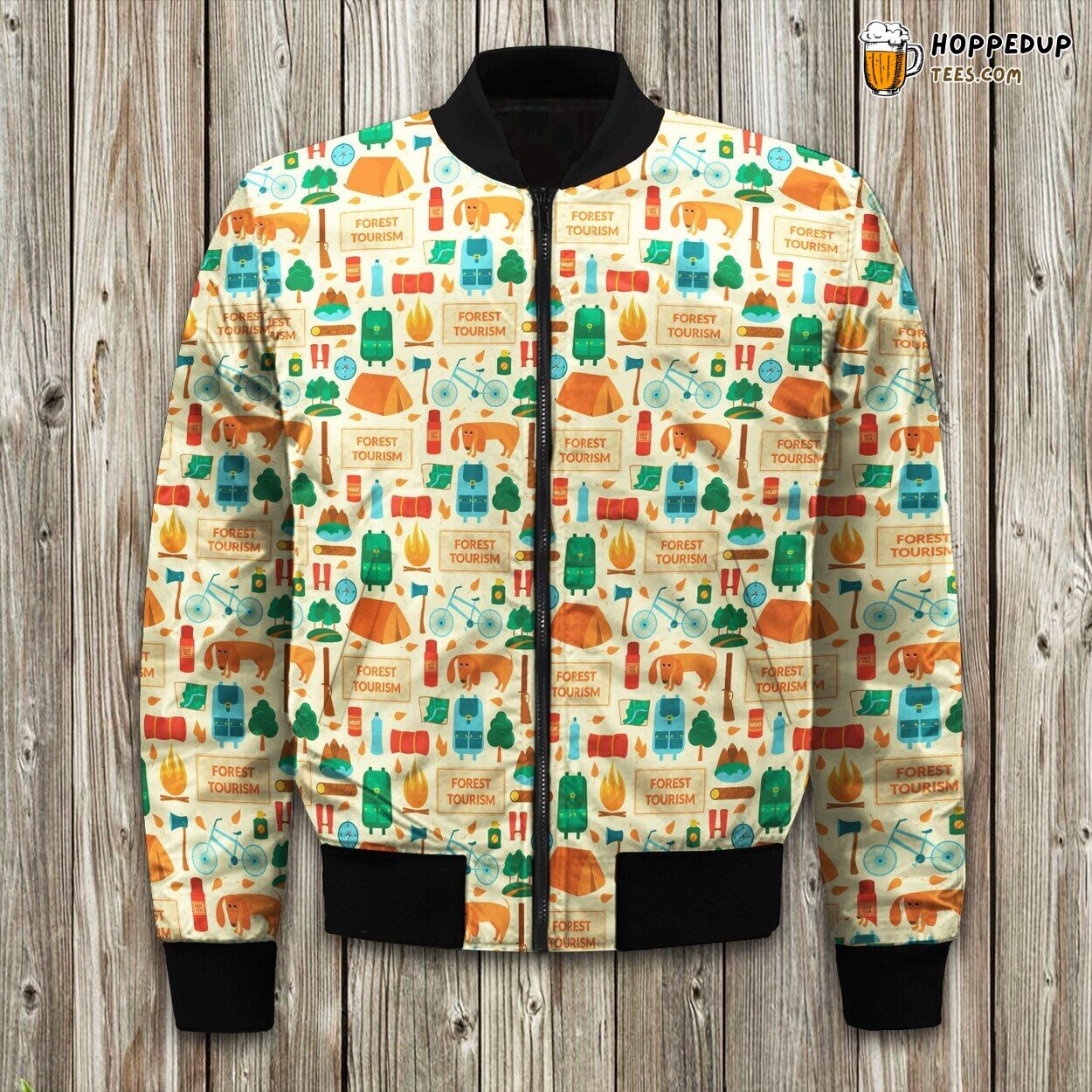 Lodge Forest Tour Bomber Jacket