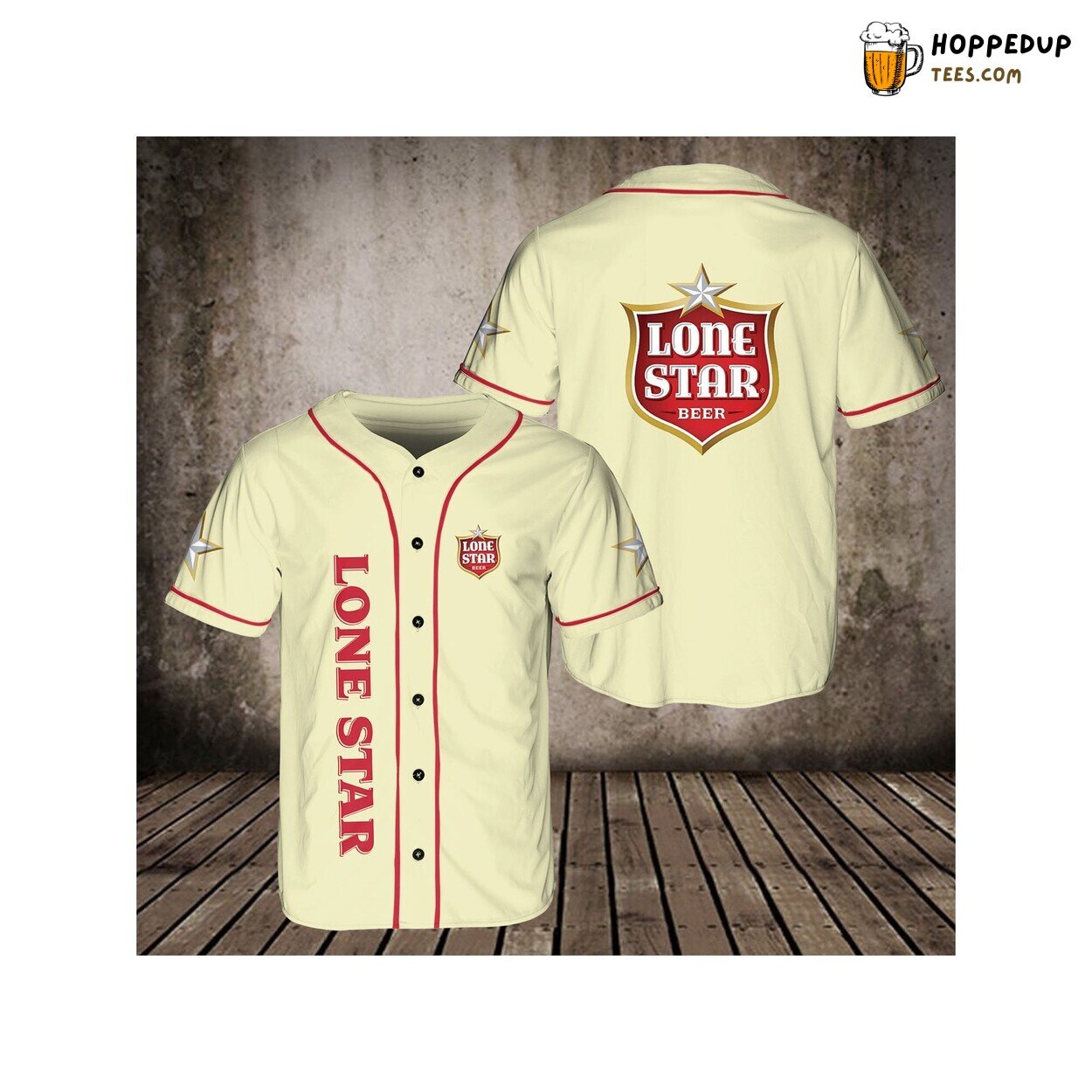 Lone Star Beer Baseball Jersey T Shirt Vodka Beer Lovers Unique Design