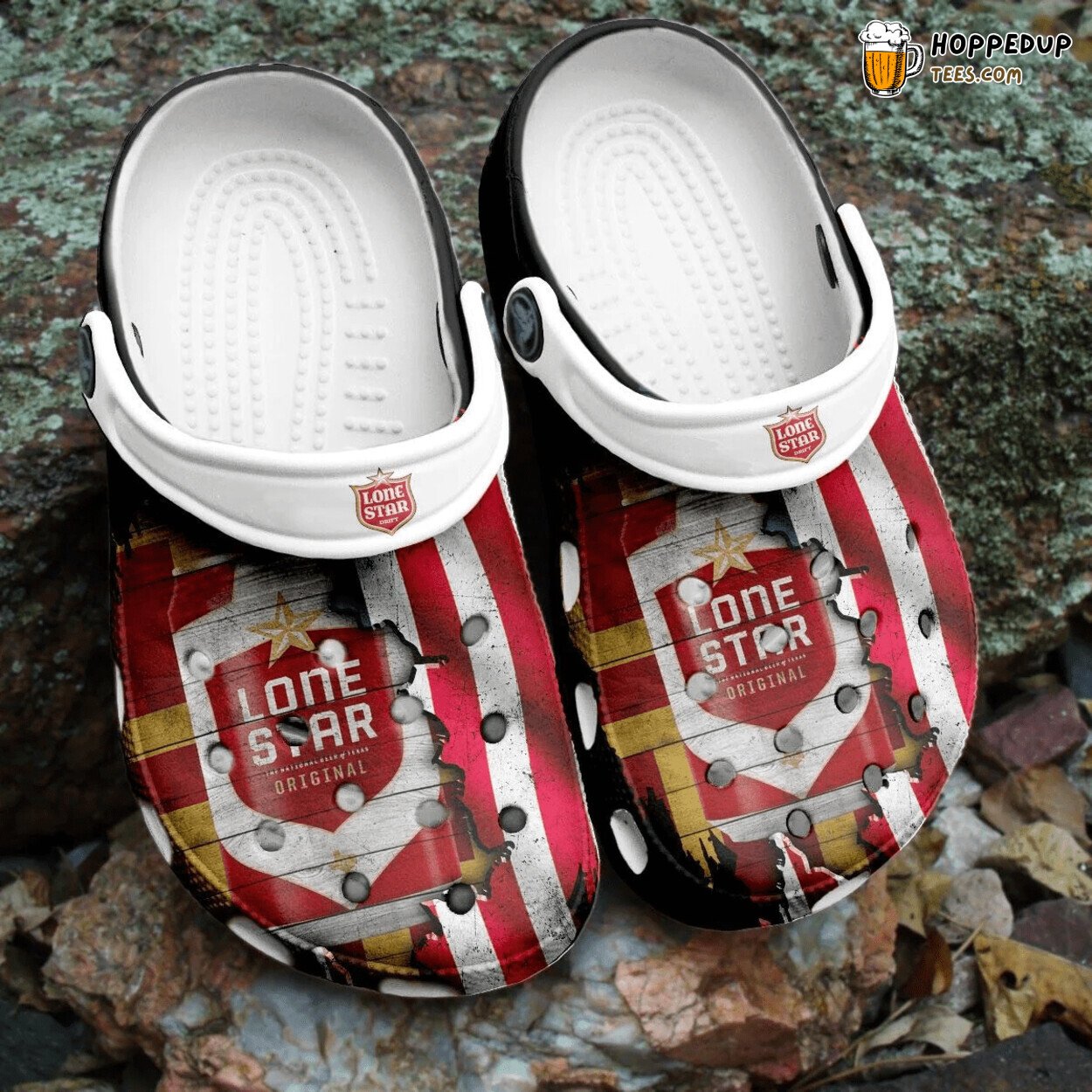 Lone Star Beer Comfortable Clogs Durable Unique Shoes Style