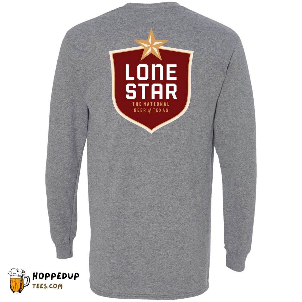 Lone Star Beer Navy Crest Tee – HU