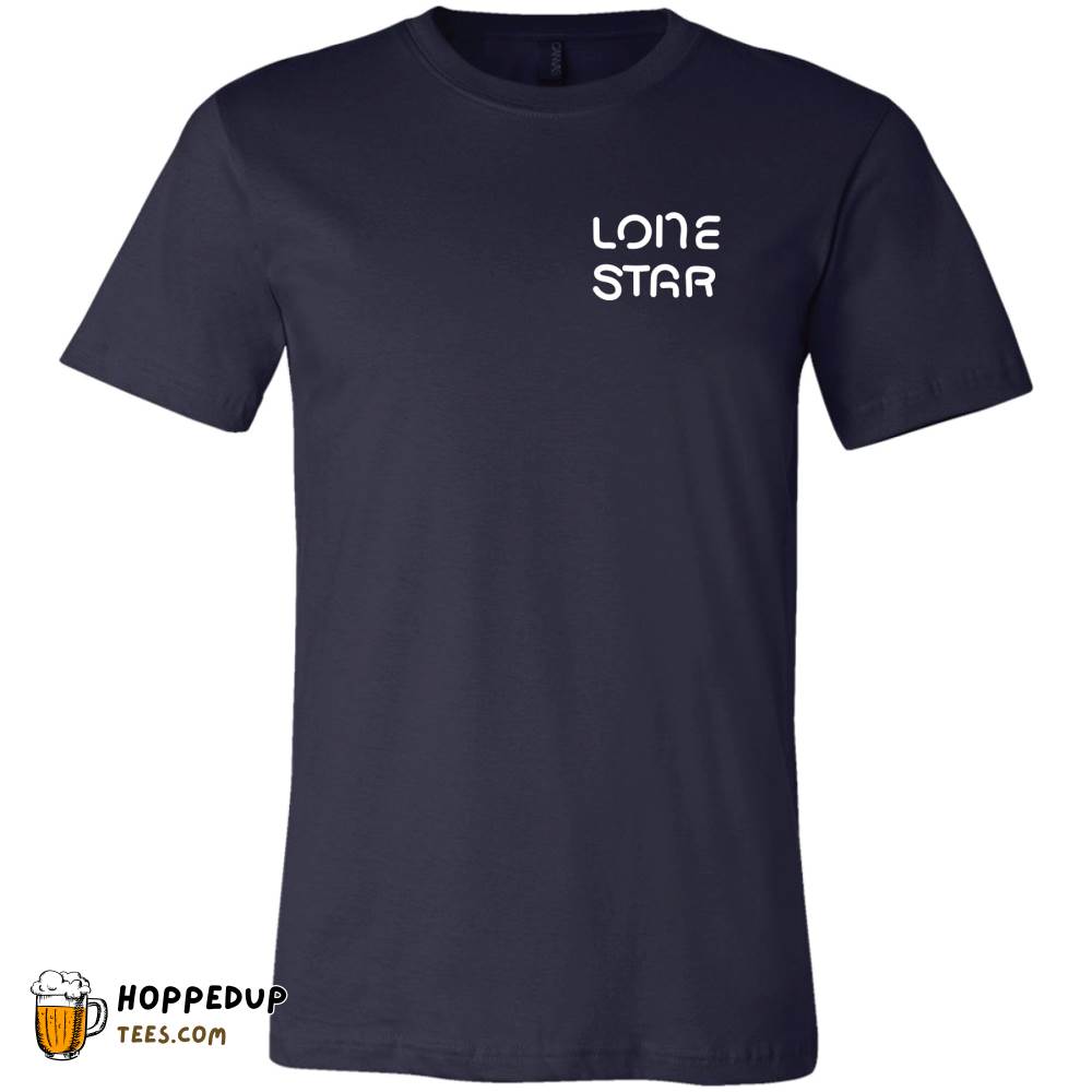 Lone Star Beer Neon 2-Sided Navy T-Shirt – HU