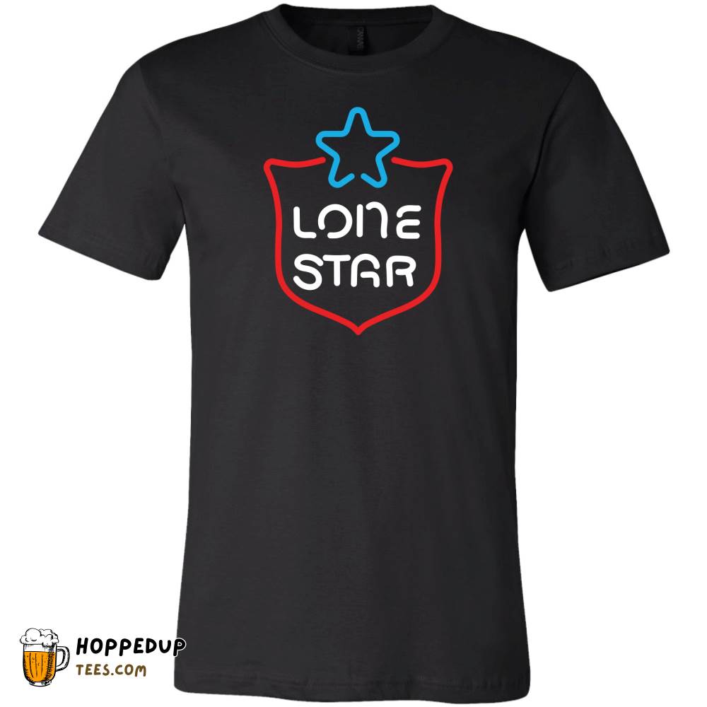 Lone Star Beer Neon Navy Tee – HU
