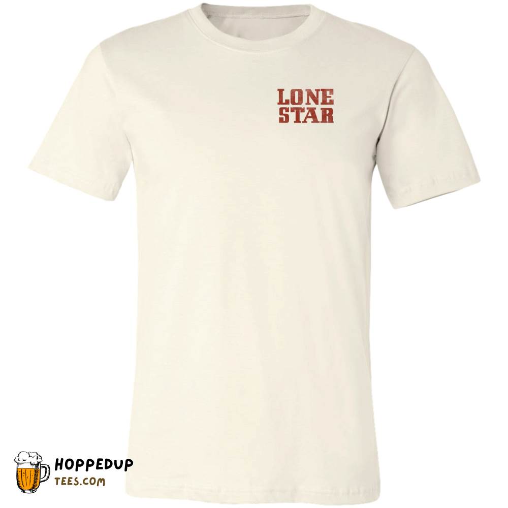 Lone Star Beer Vintage 2-Sided Natural T-Shirt – HU