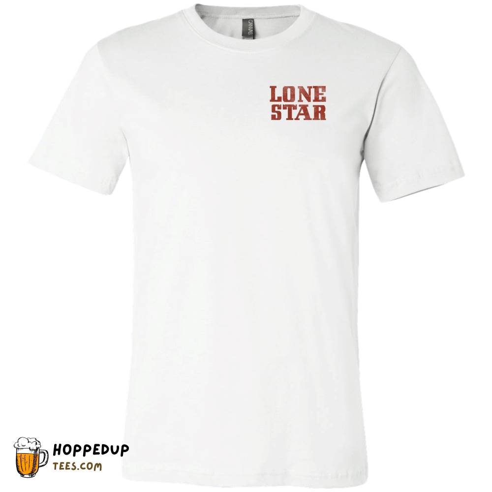 Lone Star Beer Vintage 2-Sided White Tee – HU