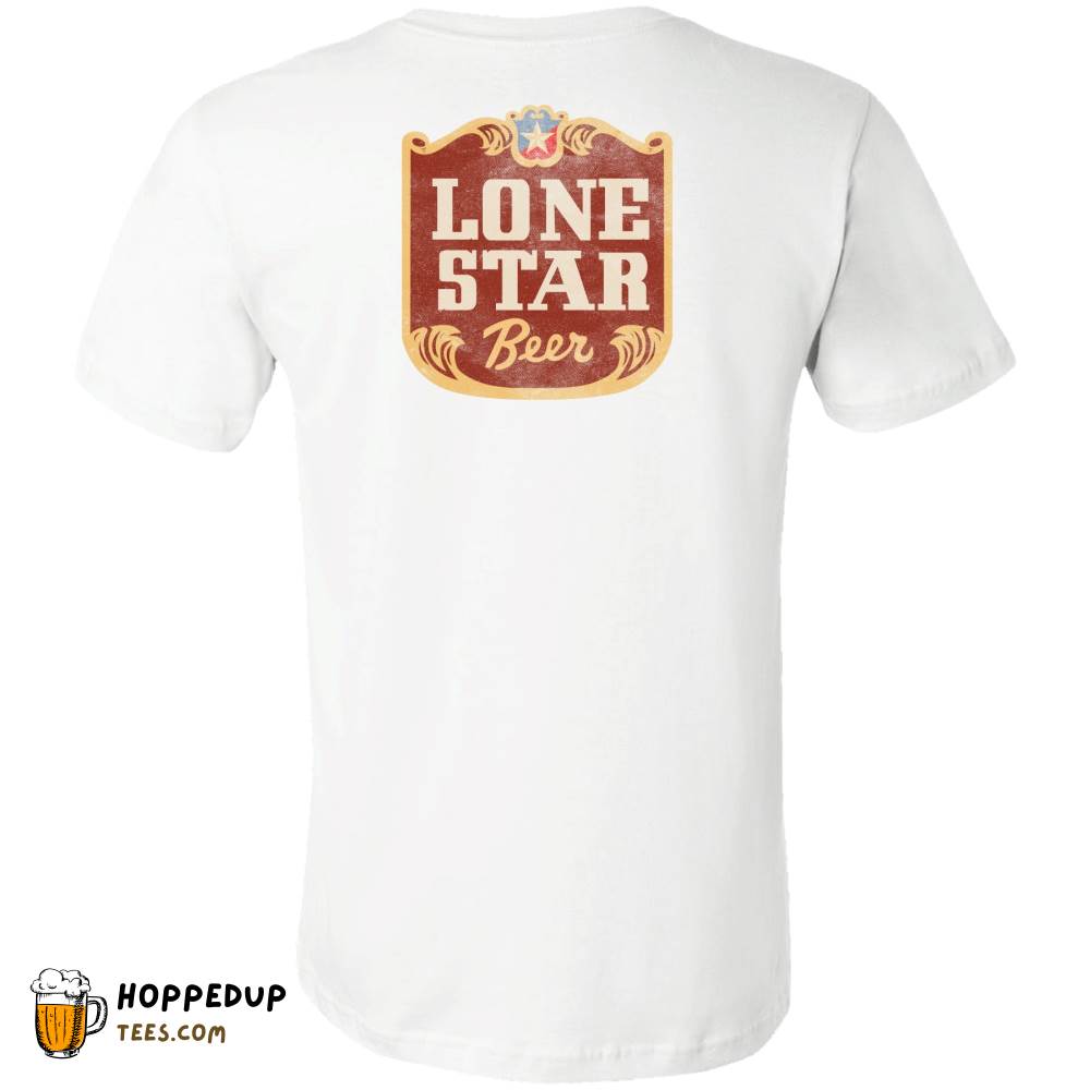 Lone Star Beer Vintage 2-Sided White Tee – HU