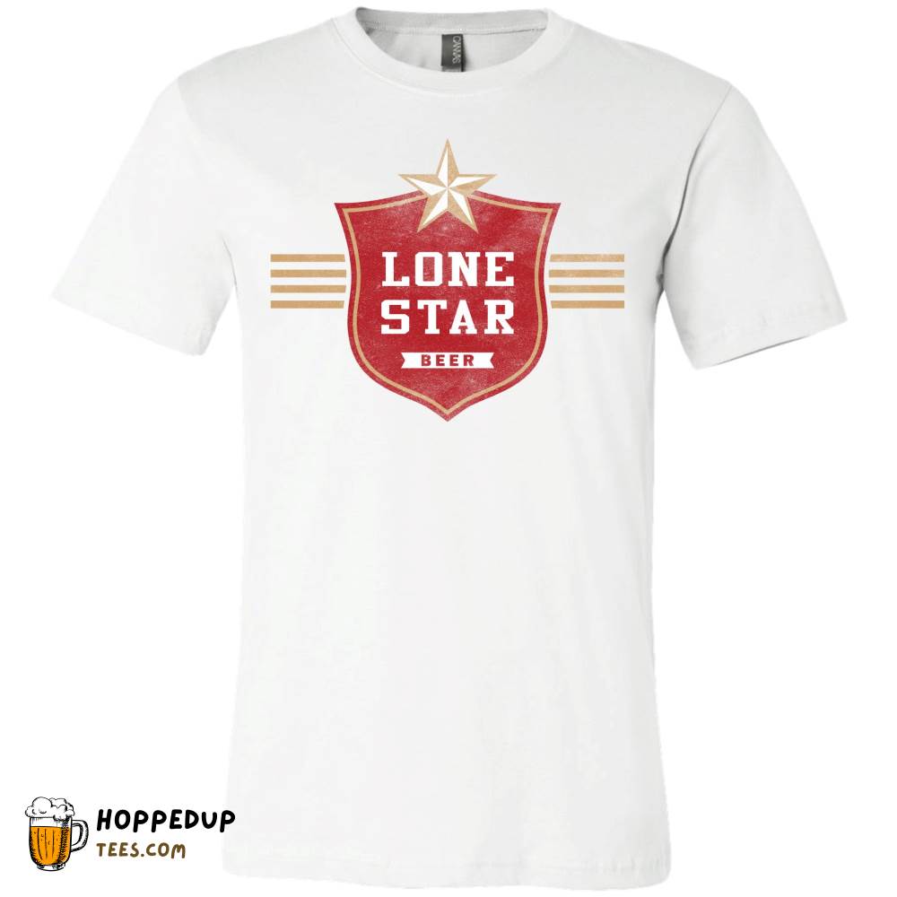 Lone Star Beer Vintage Label White Tee – HU