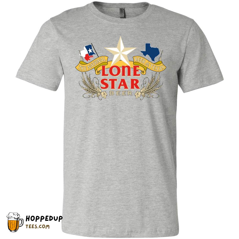Lone Star Beer Vintage Sign Athletic Heather Tee – HU
