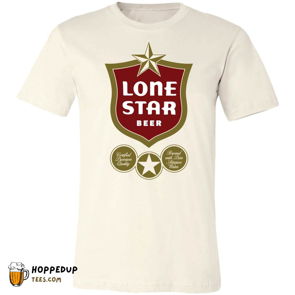 Lone Star Beer Vintage Sign Natural T-Shirt – HU