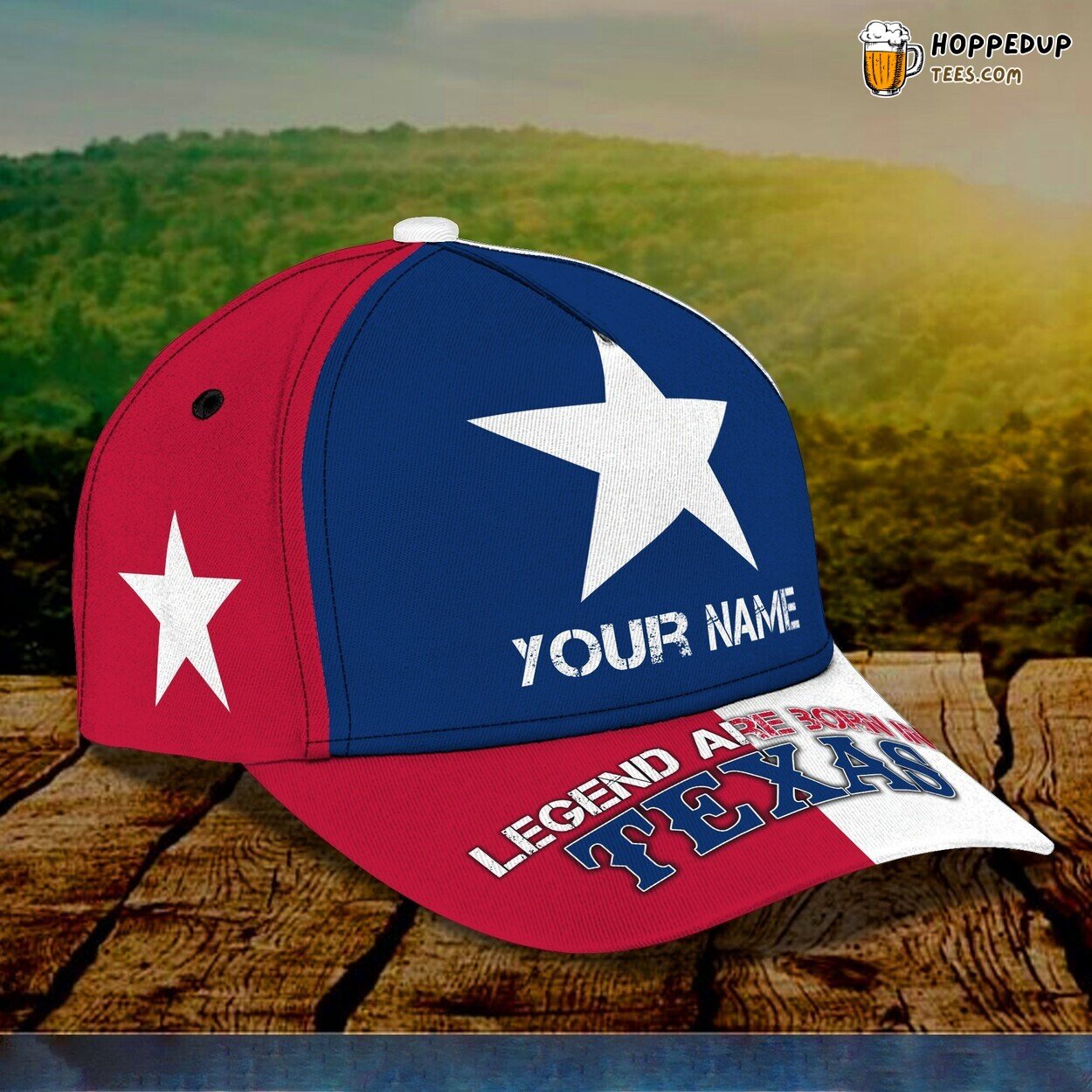Lone Star State Personalized 3D Classic Cap Celebrating Texas Pride Lone Star State Personalized 3D Classic Cap Celebrating Texas Pride