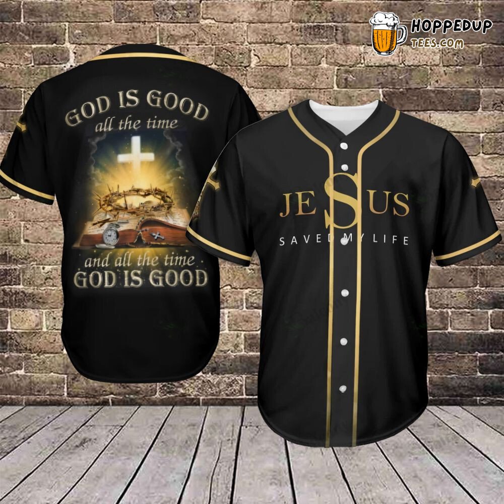 Lord Jesus Christ Figure Baseball Jersey Spiritual Sportswear