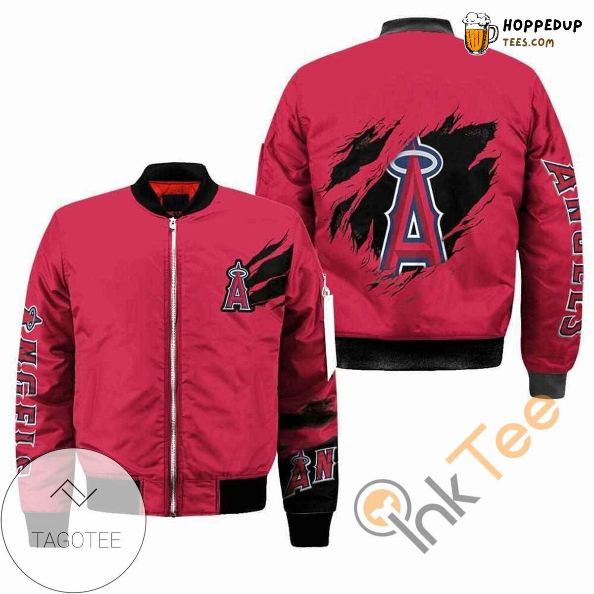 Los Angeles Angels MLB Enthusiast Bomber Jacket Classic Edition