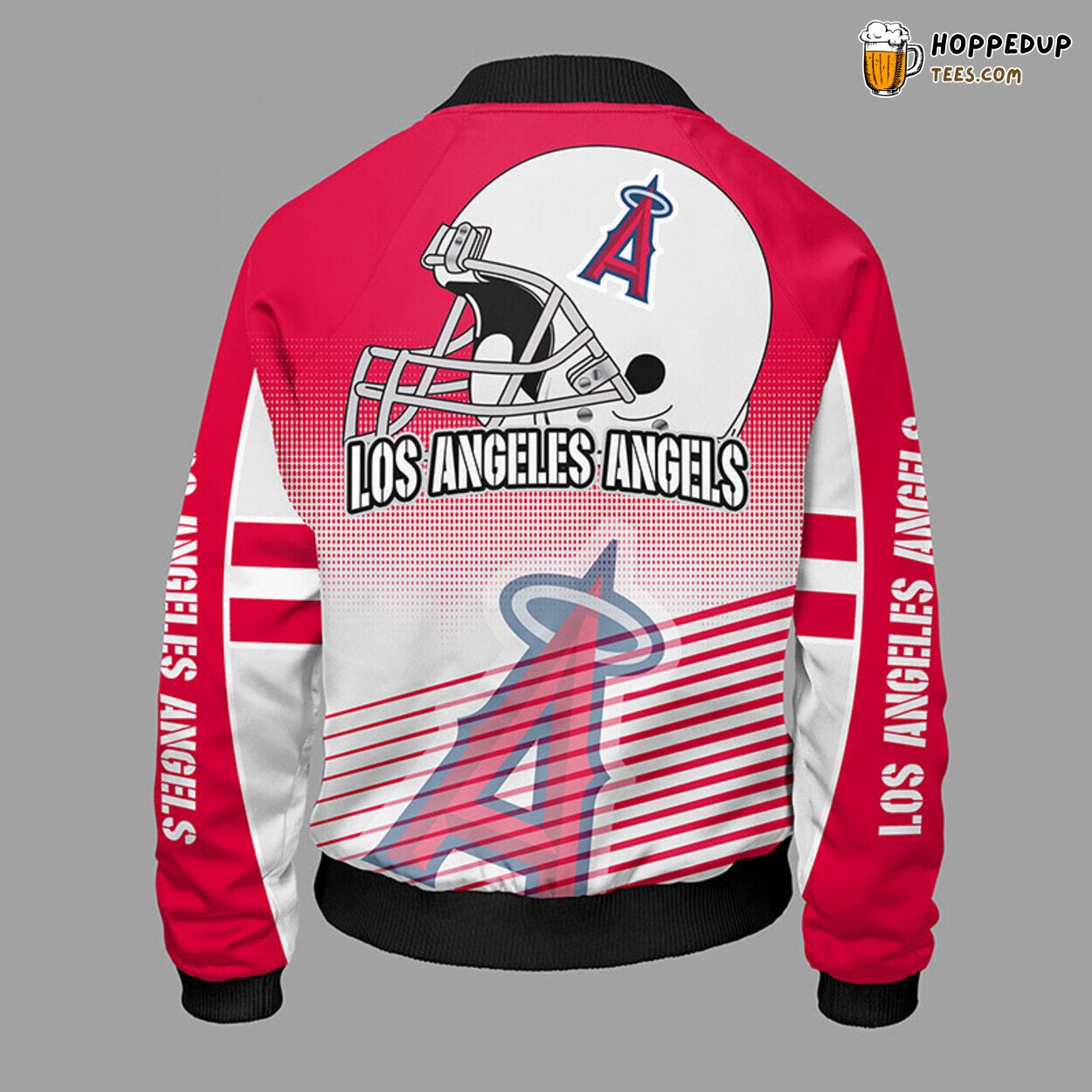 Los Angeles Angels MLB Red Unisex Premium Bomber Jacket Design