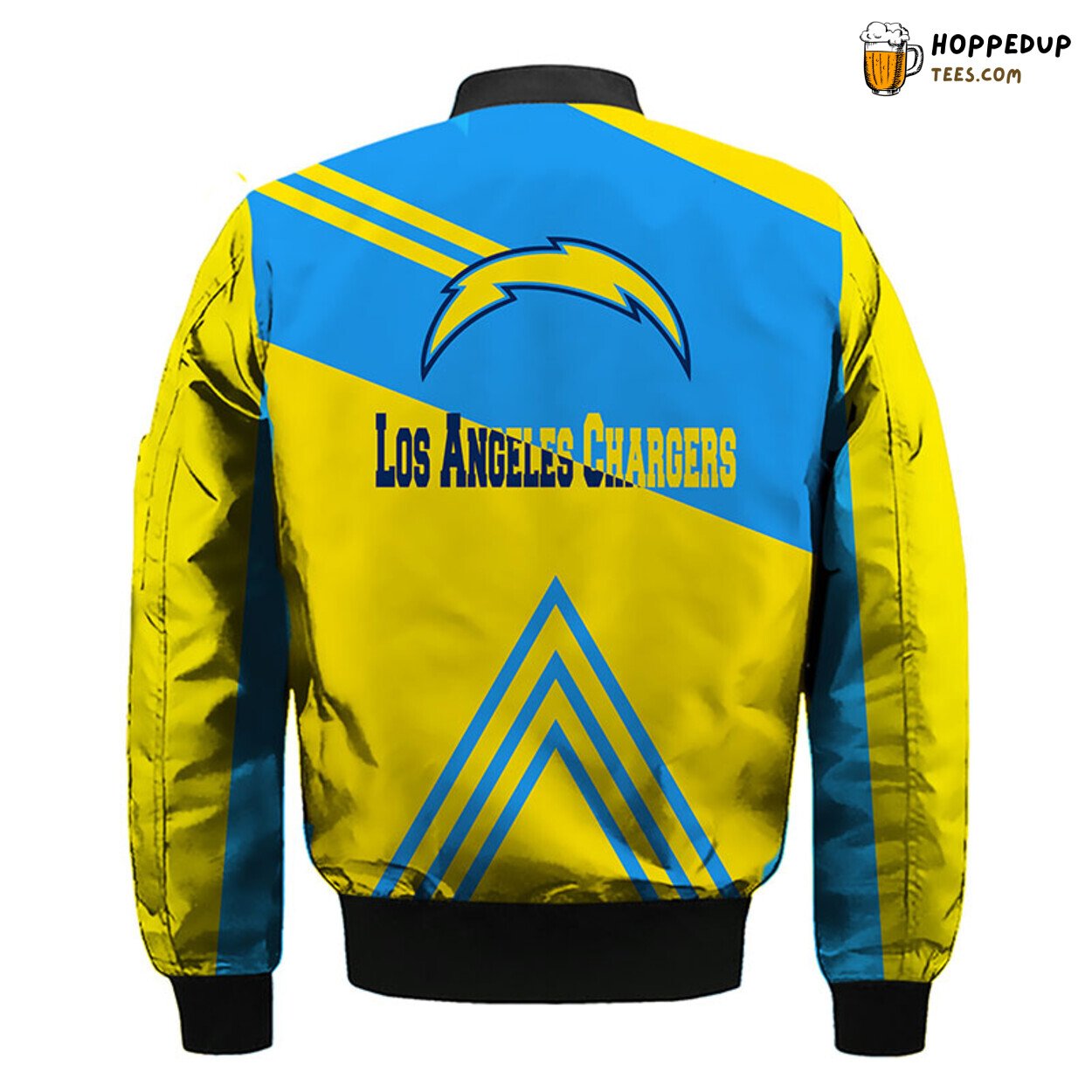 Los Angeles Chargers NFL Bomber Jacket Yellow Blue Classic Look