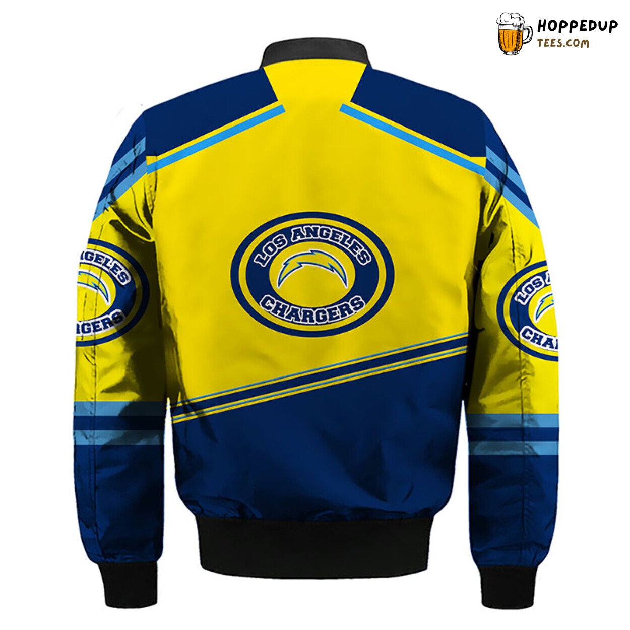 Los Angeles Chargers NFL Unique Yellow Bomber Jacket Design